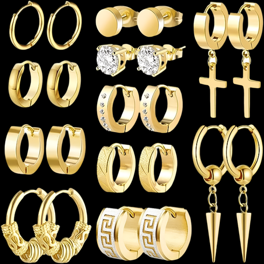 Pendientes de Moda Personalizados de Acero Inoxidable