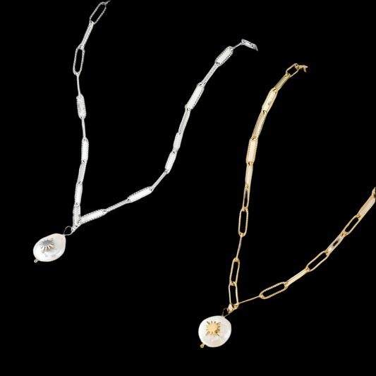 Cadena Estilo simple Geométrico de Acero Inoxidable