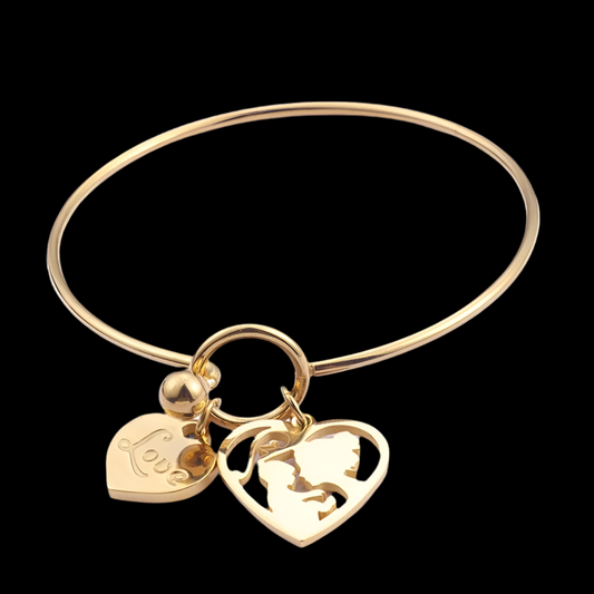 Pulsera de Corazón de moda Acero inoxidable