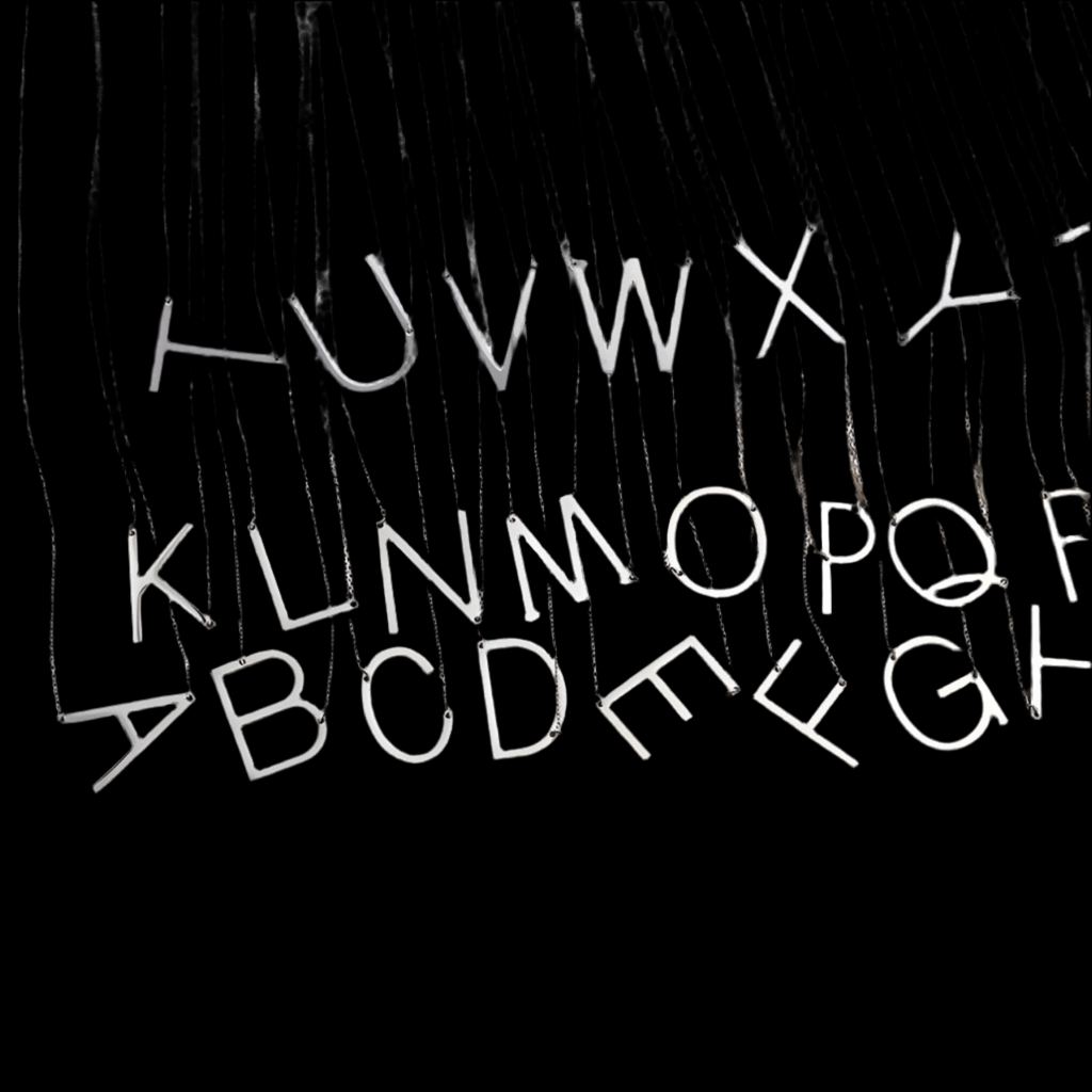 Cadena de Inicial chapado de Acero Inoxidable