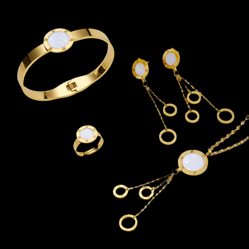 Conjunto de Joyería Popular de Acero Inoxidable