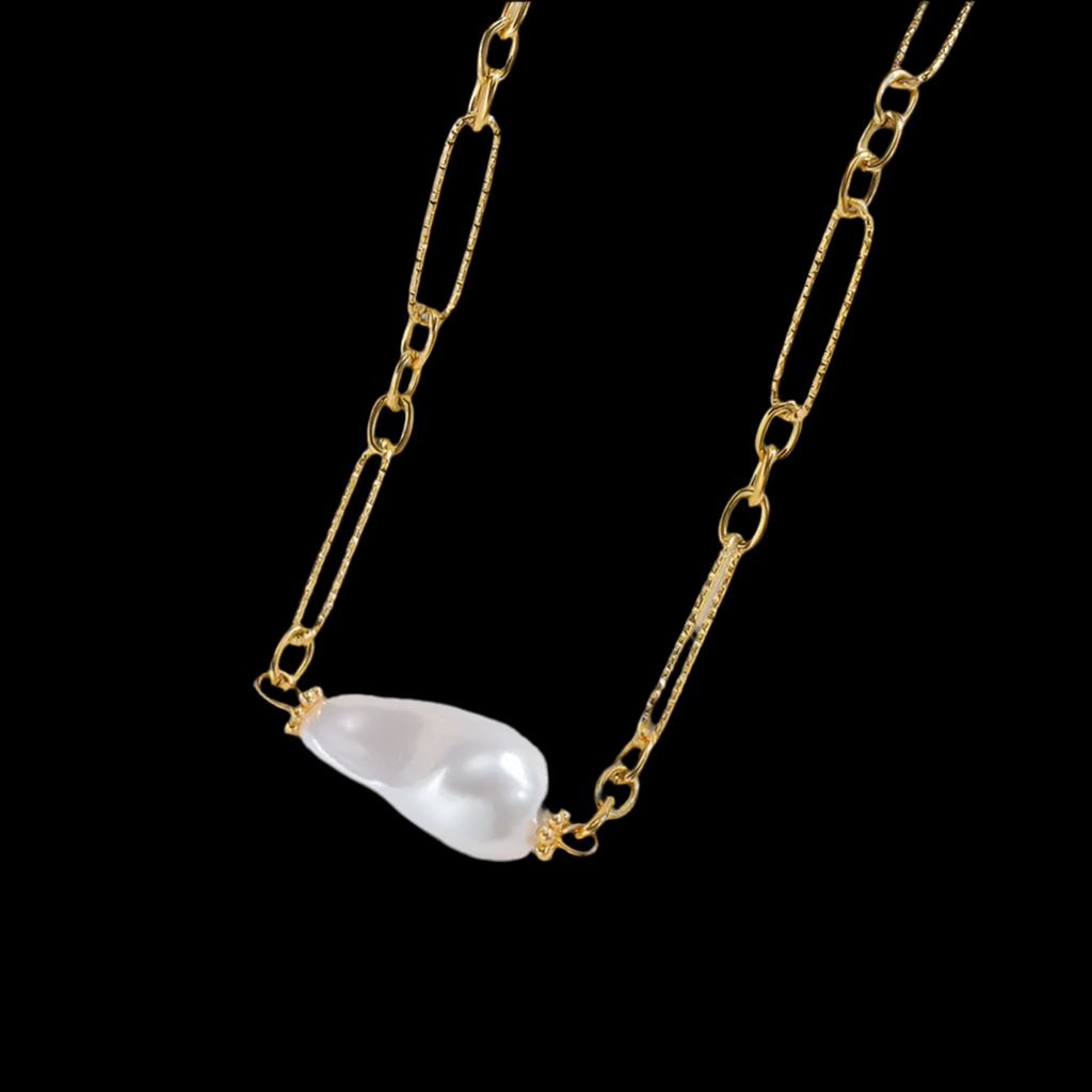 Collar de Perla de moda Acero Inoxidable