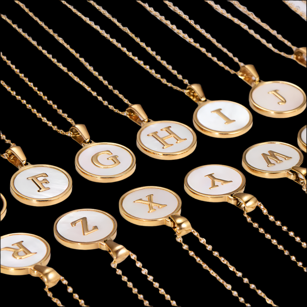 Collar con Colgante de Concha Estilo Simple