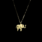 Cadena Estilo de Elefante de Acero Inoxidable.